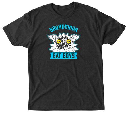 Broadmoor Bat Boys, a Vintage Black Triblend Unisex Tee