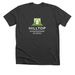 Hilltop Shirt w/ Front and Back Design, a Dark Grey Heather Premium Unisex Tee
