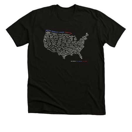 We the Readers - U.S. Authors, a Black Heather Premium Unisex Tee