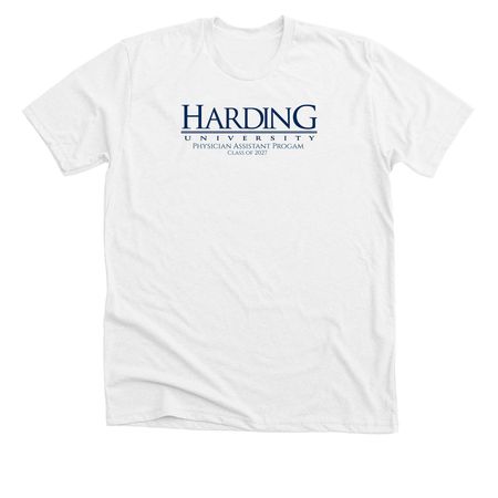 Harding University PA Program Merch, a Solid White Blend Premium Unisex Tee
