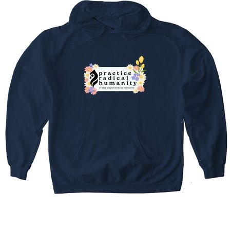 2026&nbsp;Practice Radical Humanity Collection, a Navy Gildan Softstyle Pullover Hoodie