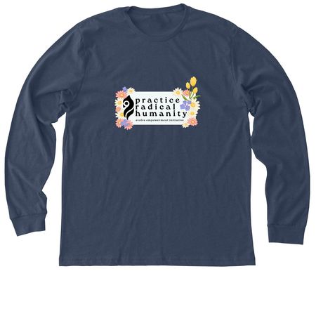 2026&nbsp;Practice Radical Humanity Collection, a Heather Navy Premium Long Sleeve Tee