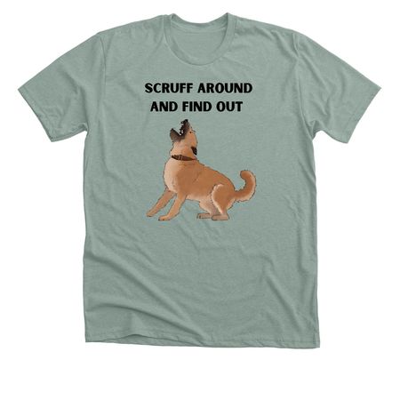 SAFO Laekenois, a Heather Sage Premium Unisex Tee