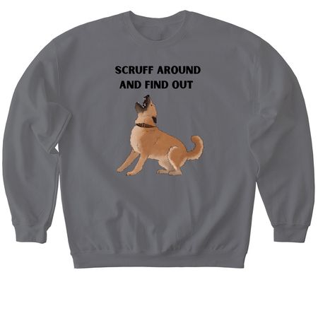SAFO Laekenois, a Charcoal Softstyle Crewneck Sweatshirt