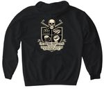FOOGWLMESABB, a Black Gildan Softstyle Pullover Hoodie (back-view)