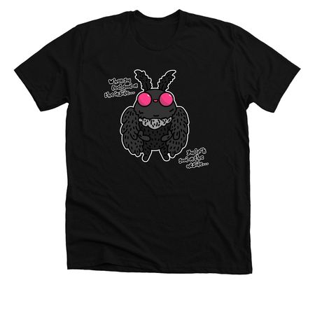 Lurk Good - Mothman, a Solid Black Blend Premium Unisex Tee
