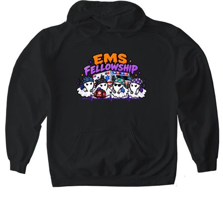 EMS Halloween Shirt, a Black Gildan Softstyle Pullover Hoodie