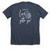 Gotta Go! Gotta Go!, a Heather Midnight Navy Premium Unisex Tee (back-view)