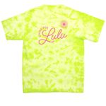 New Spring/Summer Merch!&nbsp;, a Lemon Lime Youth Crystal Tie Dye Tee (back-view)