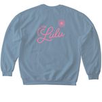 New Spring/Summer Merch!&nbsp;, a Stone Blue Softstyle Crewneck Sweatshirt (back-view)
