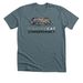Help Protect Fishing Cats in the Wild, a Heather Slate Premium Unisex Tee