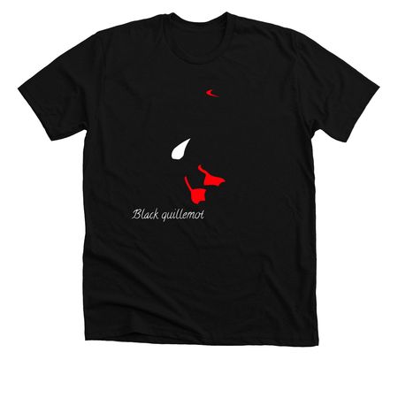 Black Guillemot, a Solid Black Blend Premium Unisex Tee