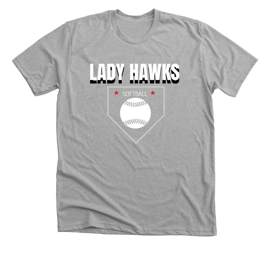 NBYAA Softball Merch, a Athletic Heather Premium Unisex Tee