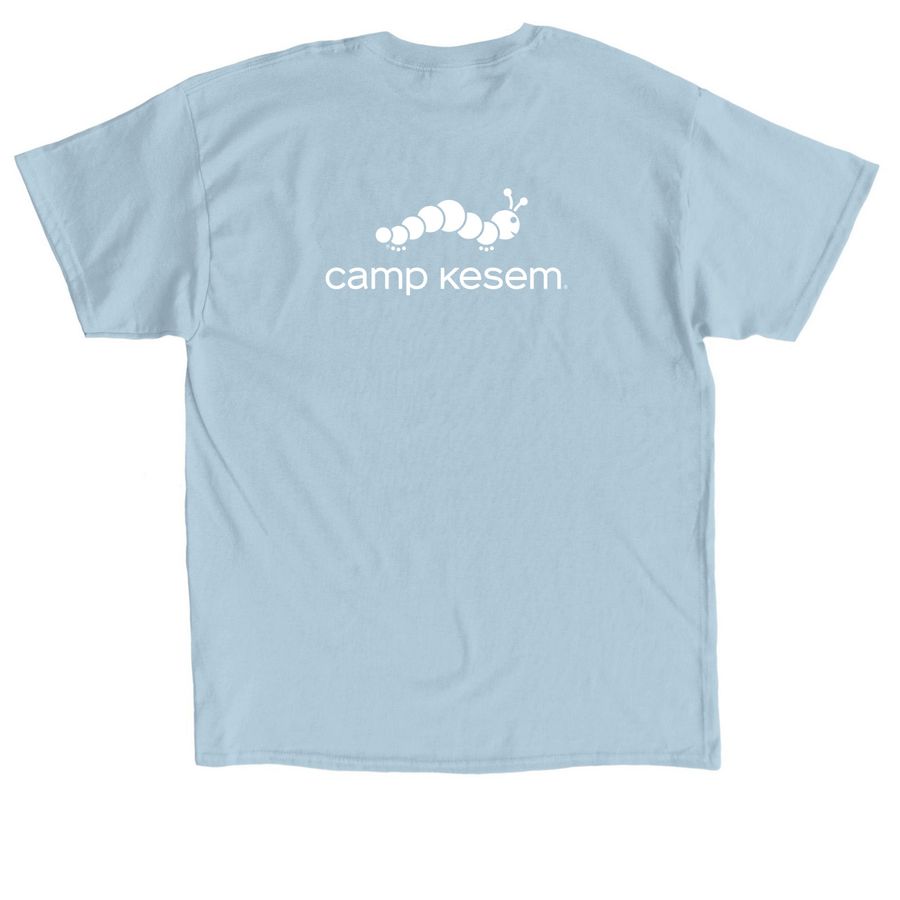 Kesem Love and Magic, a Light Blue Classic Unisex Tee (back-view)