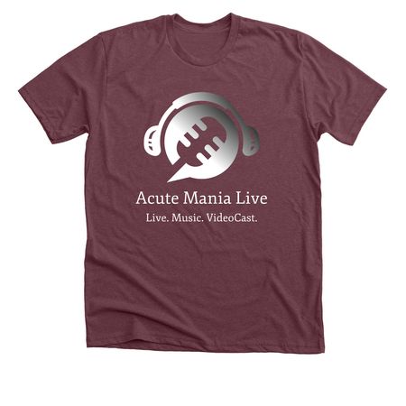 Logo T, a Heather Maroon Premium Unisex Tee