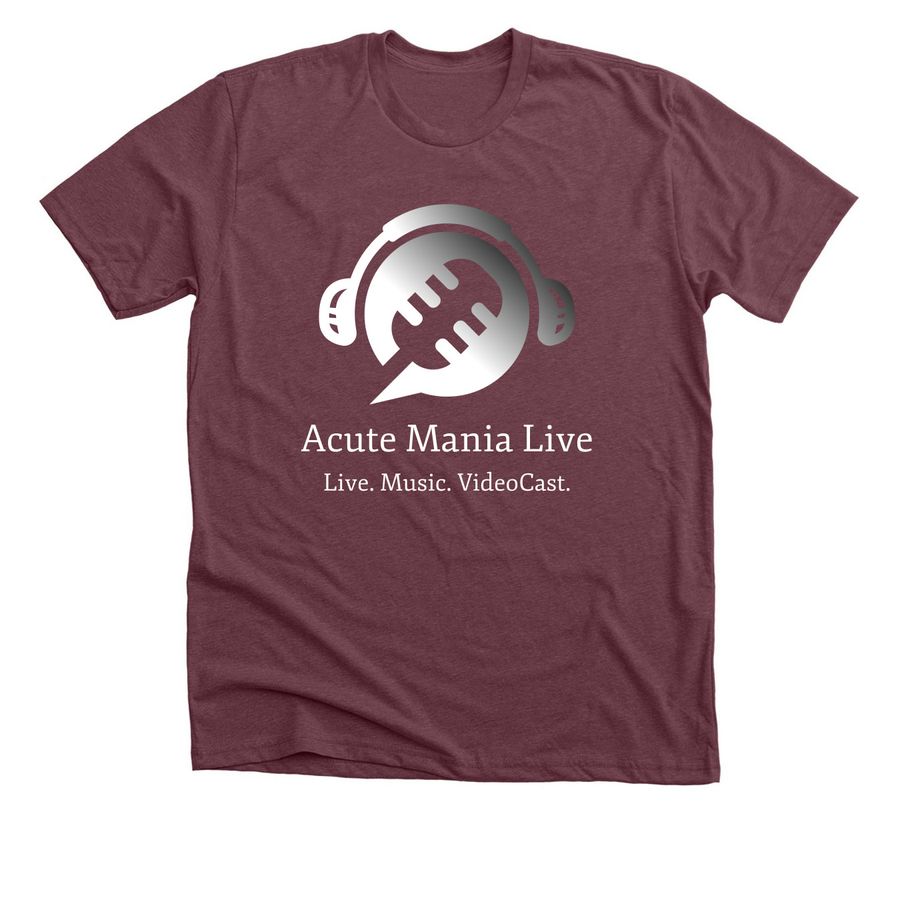 Logo T, a Heather Maroon Premium Unisex Tee