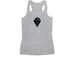 Magic city mischief, a Athletic Heather Women's Racerback (back-view)