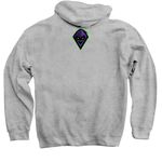 Magic city mischief, a Sport Grey Pullover Hoodie (back-view)