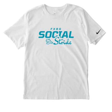 Athetic Wear - White, a White Nike Dri-FIT Jersey Blend Performance Tee