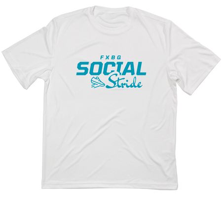 Athetic Wear - White, a White Classic Performance Tee