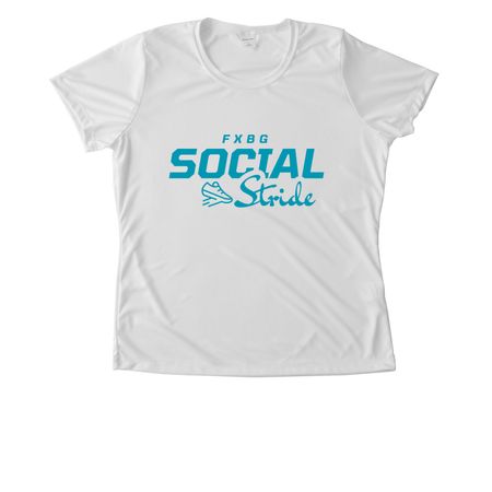 Athetic Wear - White, a White Women's Performance Tee