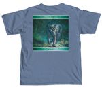 Edimizing The Animal, a Blue Jean Comfort Colors Unisex Tee (back-view)