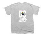 DC Progress Pride Flag, a Sport Grey Youth Unisex Tee (back-view)