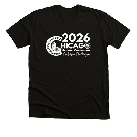 2026 Chicago Convention Tee, a Solid Black Blend Premium Unisex Tee