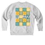Centered Logo Design 2026, a Cool Heather Grey Stanley/Stella Unisex Changer 2.0 Crewneck Sweatshirt (back-view)