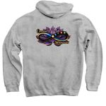 Logo Back Hoodie, a Sport Grey Pullover Hoodie (back-view)