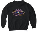 Logo Back Hoodie, a Black Gildan Softstyle Pullover Hoodie (back-view)