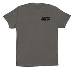 BCHU Mountain Ridge Merch, a Asphalt Premium Cotton Tee (back-view)
