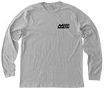 BCHU Mountain Ridge Merch, a Athletic Heather Premium Long Sleeve Tee (back-view)
