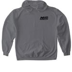 BCHU Mountain Ridge Merch, a Charcoal Gildan Softstyle Pullover Hoodie (back-view)