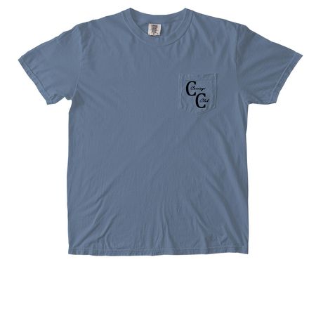 Carriage Club - Est. 1967, a Blue Jean Comfort Colors Pocket Tee