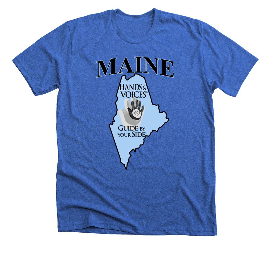 Maine Hands & Voices, a Heather True Royal Premium Unisex Tee