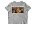 Best Party on Campus., a Cool Heather Grey Stanley/Stella Women?s Stella Muser Tee (back-view)