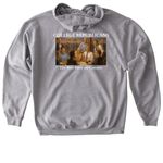 Best Party on Campus., a Sport Grey Gildan Softstyle Pullover Hoodie (back-view)