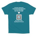 Wael Rouk, a Marine Premium Cotton Tee (back-view)