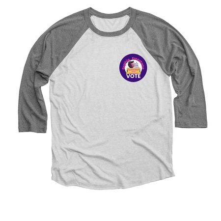 A Rock Solid Cozy Choice, a Premium Heather and Heather White 3/4 Sleeve Baseball Tee