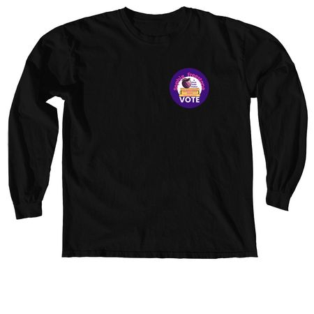 A Rock Solid Cozy Choice, a Black Comfort Colors Long Sleeve Tee