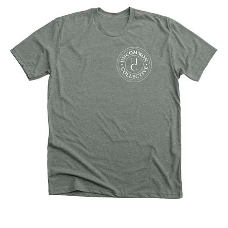 Uncommon Collective Logo T (Dark), a Deep Heather Premium Unisex Tee