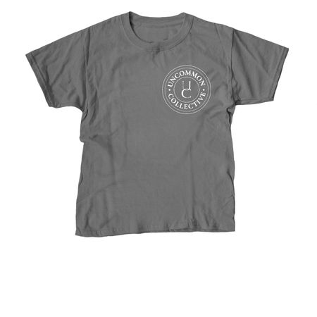 Uncommon Collective Logo T (Dark), a Charcoal Youth Unisex Tee