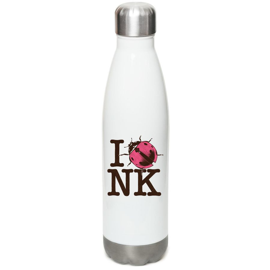 Noah Kahan The Great Divide Tour&nbsp;Water Bottle, a White Stainless Steel Water Bottle