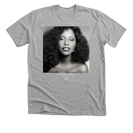 Chaka Khan, a Athletic Heather Premium Unisex Tee