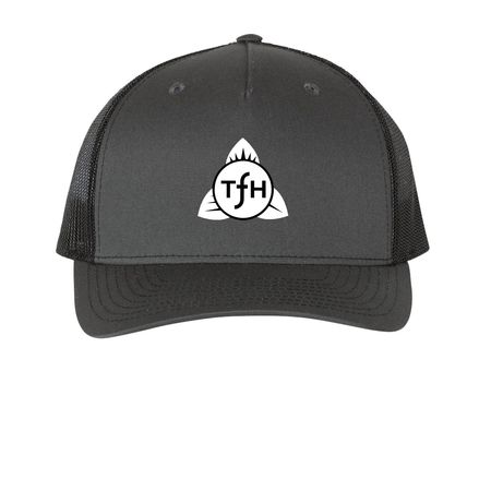 Together for Hope, a Charcoal/ Black Printed Five-Panel Trucker Cap