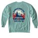 Falmouth Road Race for Live4Evan, a Seafoam Comfort Colors Crewneck Sweatshirt (back-view)