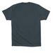 Cat Approved FTLOJ Logo, a Dark Grey Premium Cotton Tee (back-view)