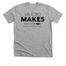 Milford Makes T-Shirts & Sweatshirts, a Athletic Heather Premium Unisex Tee