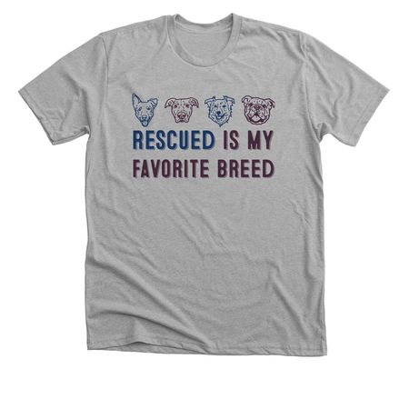 Pitt Friends Rescue, a Athletic Heather Premium Unisex Tee